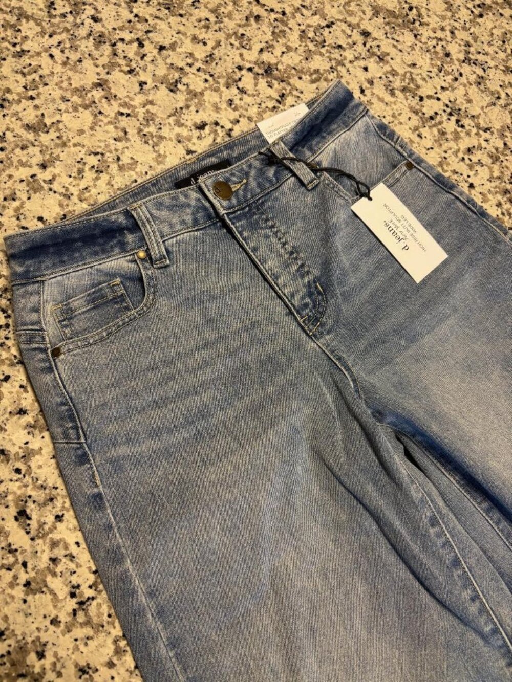 ♥️ D. JEANS High Rise Wide Leg Fit Solution Jeans - Picture 4 of 7